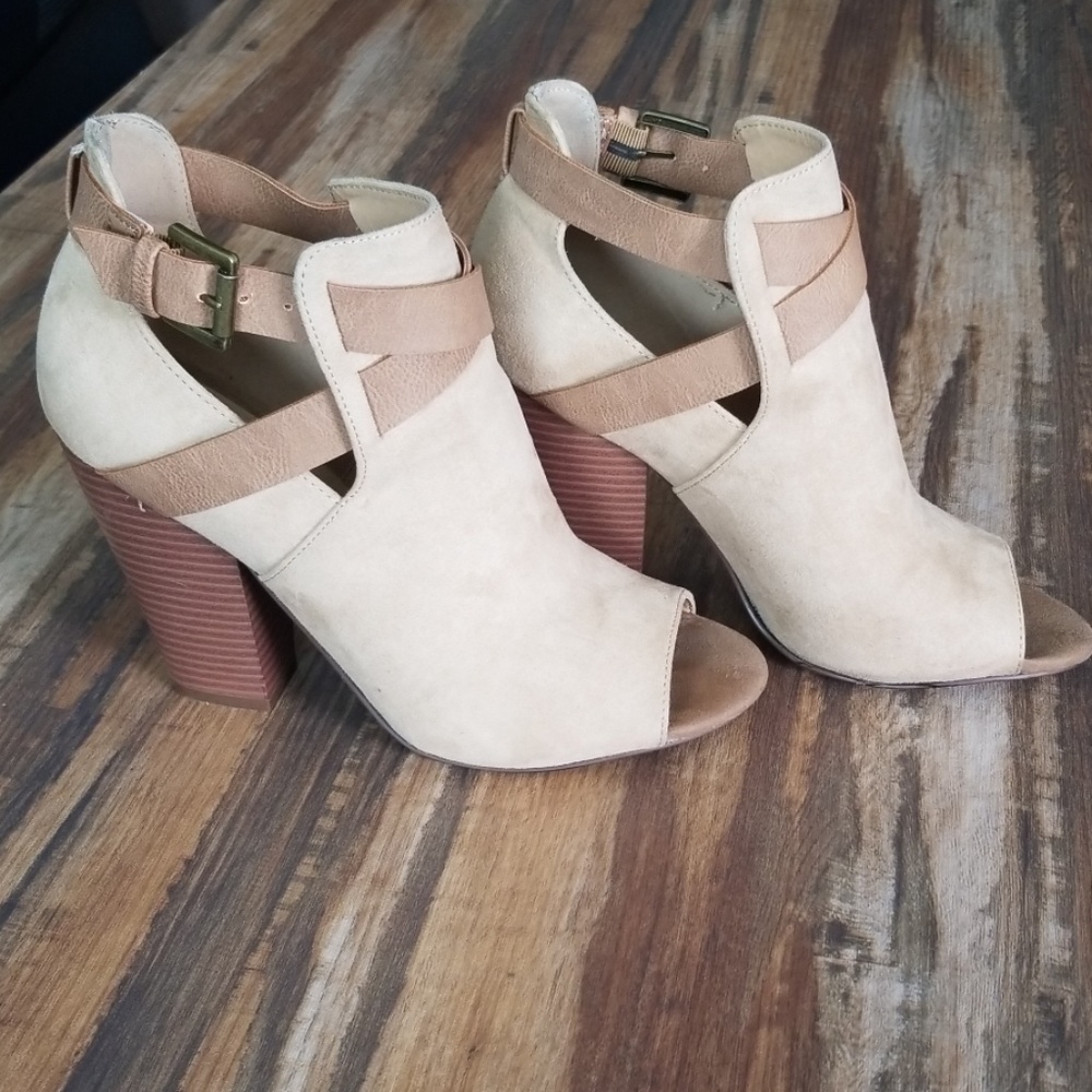 Denae Peep-toe Booties